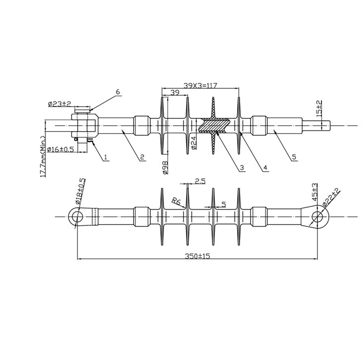Transmission Suspension Composite Insulator best