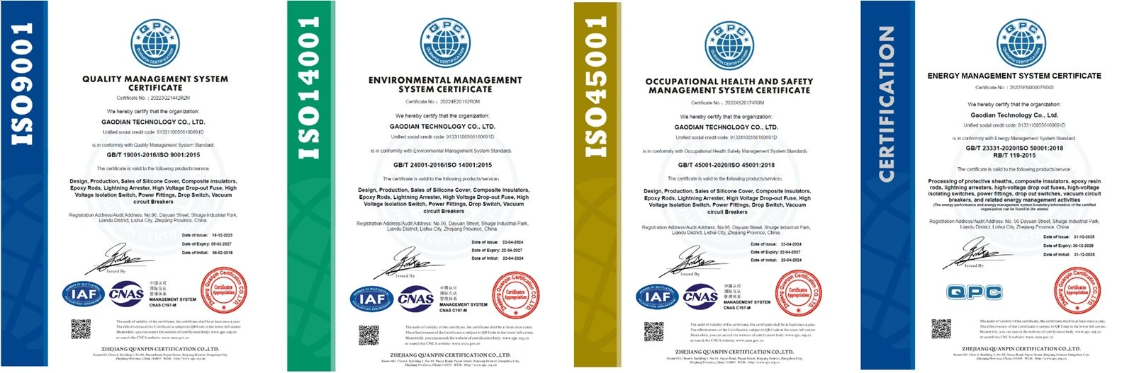 certificate of polymer station post insulators certificate of polymer station post insulators